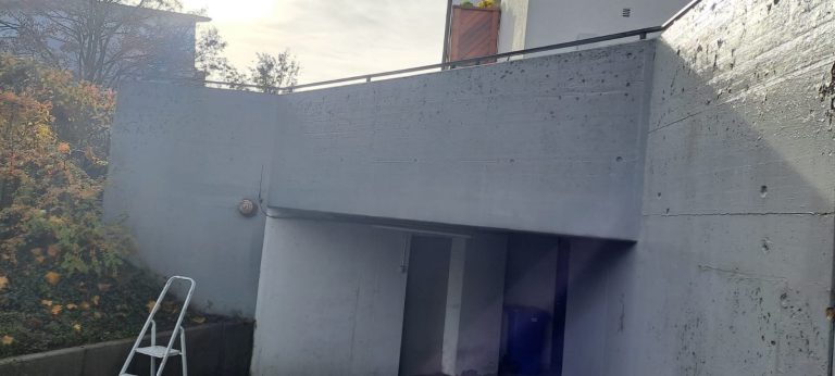 Wand nach der Reparatur